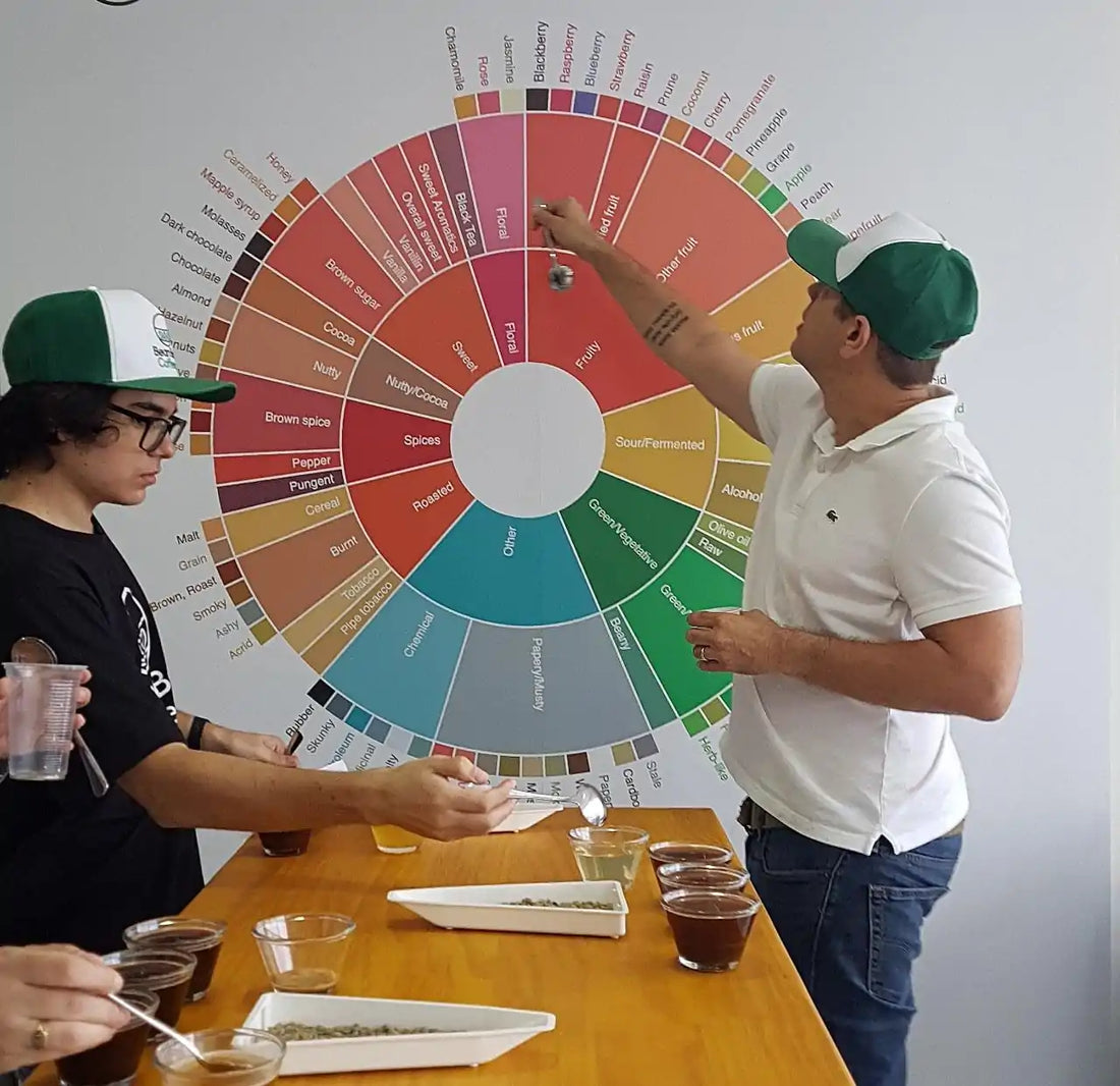 The Coffee Cupping Wheel